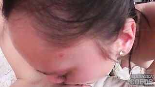 Rosalina Goes Down on Miss Pussycat in a Soaked, Intimate POV Lesbian Scene