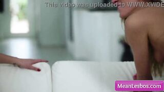 Mean lesbian babes Girl Ritchie & Addison in action