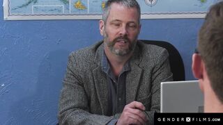 GENDERX FILMS - Hot Trans Janelle Fennec Takes Every Inch of Her Student's Massive Penis