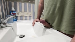 While my boyfriend is lying down, I masturbate