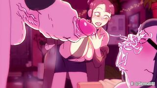 Animated 3-some Creampie Fantasy – Hardcore Cartoon Scene