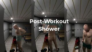 Post-Workout Shower: Stripping Bare & Towel Drying Every Inch