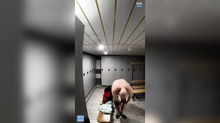 Post-Workout Shower: Stripping Bare & Towel Drying Every Inch
