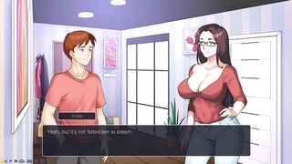 MILFs Plaza 51 - Married MILF Gives a Oral to the Pizza Delivery Chap While Her Husband Is Right Next to Her