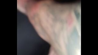 Married redhead sucks and gives her snatch to strangers in the erotic chair at the nightclub.