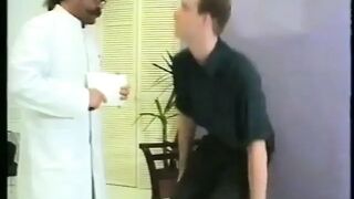 Golden-haired gal with big butt gets cunt slammed