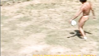 8 MUSCLE CHAPS PLAY STRIPPED SOCCER- Better than the World Cup