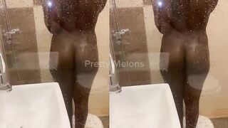 Shower time With Teen Step Sister Besties With Big Melons and Caramel Fair Redbone Barbie