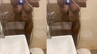 Shower time With Teen Step Sister Besties With Big Melons and Caramel Fair Redbone Barbie