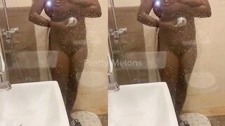 Shower time With Teen Step Sister Besties With Big Melons and Caramel Fair Redbone Barbie