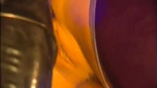 Blonde vixen in fetish latex gets hard pounding in a car park