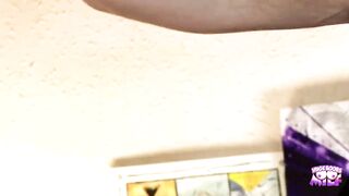 Busty Latina has acceded to work on two lascivious men and drink their cum.