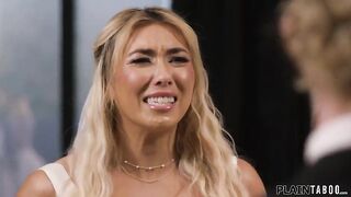 Brides to be Megan Mistakes and Cyber Doll find themselves in a pickle.The officiant won't marry 'em unless they will let him fuck 'em the one and the other