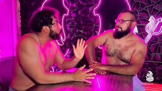 Busty Colombian MILF gets fucked all over the sauna by two sexually excited cholos
