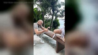 Flexible Redhead Atlanta Moreno Stops Her Solo and Makes Me Eat Her Until Her Legs Shake