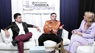 Freeuse Guests Hijack Her Mouth Mid Pitch