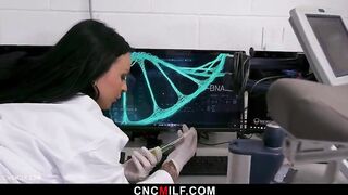 Excited MILF Lab Gets Rion to Test Their Freeuse Serum on Their Juicy Twats