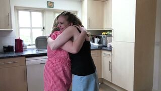 Lily May & Trisha enjoy in food