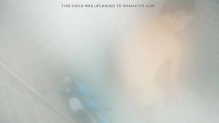 Shaving in a hawt steamy shower (no audio)