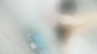 Shaving in a hawt steamy shower (no audio)