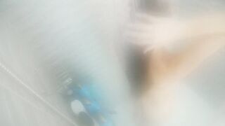 Shaving in a hawt steamy shower (no audio)