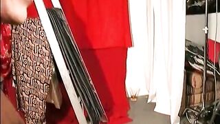 Slutty photographer gets his hard dick sucked by sexy black whore