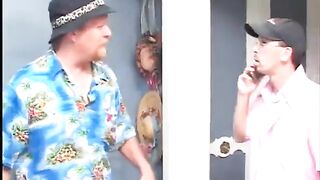 Porn star legend Ron Jeremy has two blondes sucking and screwing him at once
