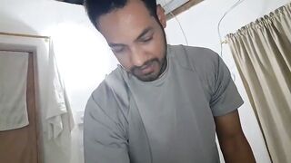 A great massage for my stepmother on her big ass ended in a great fellatio