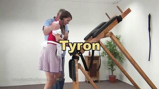 Tyron punishing butt whipping