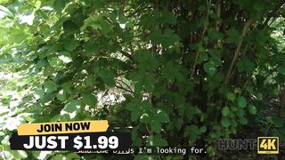 HUNT4K. This nerdy cutie knows the almost all astounding place to get fucked in the butt
