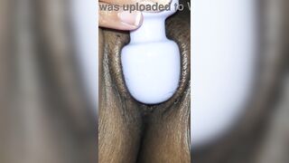 latin chick up close moist twat