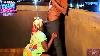 Neighbors hook up on the rooftop terrace n exchange head games during houseparty her guy was busy downstairs gambling