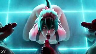 3D compilation, fucking sexy honeys to the beat.