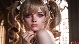 Barbara helped parishioners forgive their sins with the aid of her blowjob-job [AI]