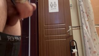 I Just Jerked A Chap Off In The Restaurant Restroom During the time that My Husband Waited At The Table
