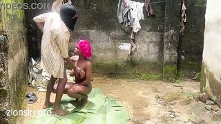 MY BACKYARD APPOINTMENT WITH MY BLACK NEIGHBOUR GIRLFRIEND WENT SUCCESSFUL