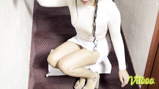 Cute Latina in a miniskirt – Sexy angel