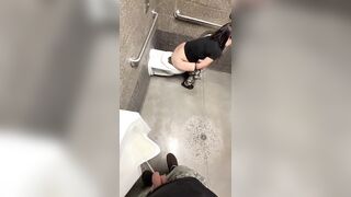 Sneaky Fuck in Bathroom and Putting on a Show
