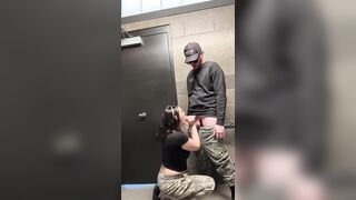 Sneaky Fuck in Bathroom and Putting on a Show