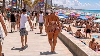 It was supposed to be just a simple walk on the beach... but everything got totally out of control. AI-generated