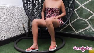 Look at me alone in the garden – hawt suit