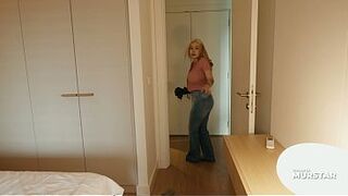 Forgets The Room Was Booked For Her Husband And Calls Him From The Single Hotel Bedroom