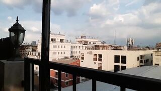 afternoon elf footjob rooftop