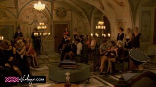 The officers' XXL orgy