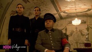 The officers' XXL orgy