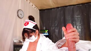 POV Role Play : Hot NURSE Halloween Will Jerk YOU Off So Her Soaked Vagina can Fuck YOU and Ride your Big Weenie (TRAILER "CHP 2 THE COLLECTORESS" MOVIE)