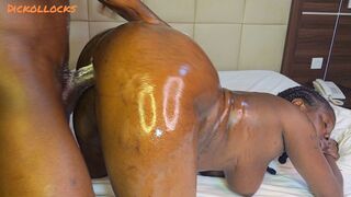 EBONY GF DRILLED IN A DOGGYSTYLE AND MADE ME CUM MULTIPLE TIMES