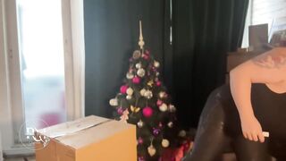 I Wrapped Myself as a Christmas Present ? _ Dark Feminine Healing Meets Holiday Chaos _ Boudoir BTS