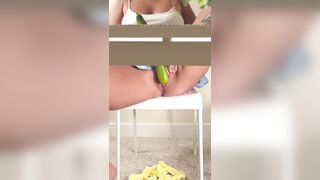 It's so huge... I can feel it stretching my taut cunt as it goes inside me
