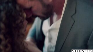 VIXEN Petite Cecilia Lion seduces her boss
